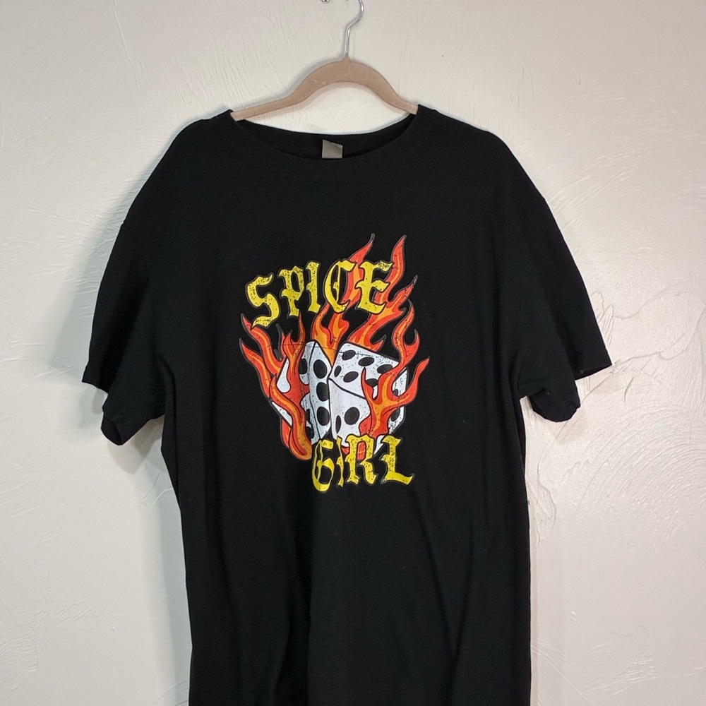 Spice Girl Black Graphic Tee